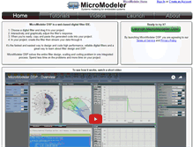 Tablet Screenshot of micromodeler.com